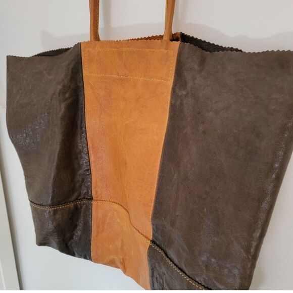 Banana Republic leather shoulder bag Tote - Picture 3 of 5